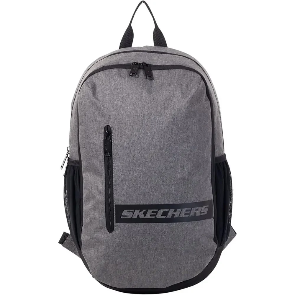Skechers 365 Durable Nylon Backpack‎ Gray Laptop Athletic Travel School Unisex